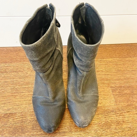 Rag & bone | Woman’s 6 Classic Newbury Granite Leather Booties Size 38.5 - Picture 2 of 13